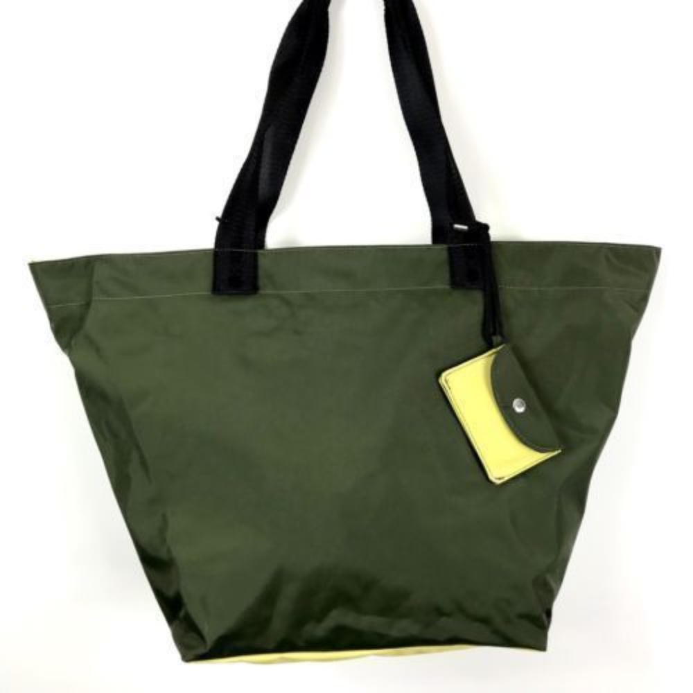 Studio 33 Olive/Light Yellow Women's Nylon Tote